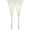 vidaXL Rideau en macram&eacute; 140x240 cm Coton