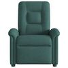vidaXL Fauteuil inclinable &eacute;lectrique Vert fonc&eacute; Tissu