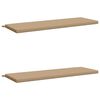 vidaXL Coussins de Banc SOEST 2 pc 100 % polyester Sable