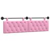 vidaXL T&ecirc;te de lit suspendue Rose Tissu