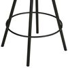 vidaXL Tabourets de bar lot de 4 cuir véritable