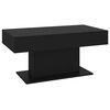 vidaXL Table basse noir 96x50x45 cm bois d'ing&eacute;nierie
