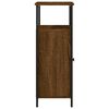 vidaXL Buffet ch&ecirc;ne marron 70x30x80 cm bois d'ing&eacute;nierie
