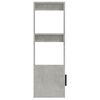 vidaXL Buffet Gris b&eacute;ton 80x30x90 cm Bois d'ing&eacute;nierie
