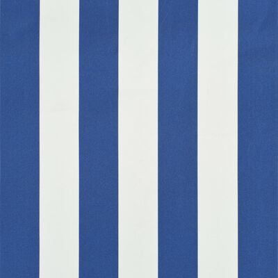 vidaXL Auvent rétractable 300x150 cm Bleu et blanc
