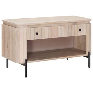 vidaXL Banc &agrave; chaussures avec tiroir avec &eacute;tag&egrave;re 85 x 37 x 48 cm