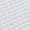 vidaXL Surmatelas Blanc 120 x 200 cm Tissu Jacquard