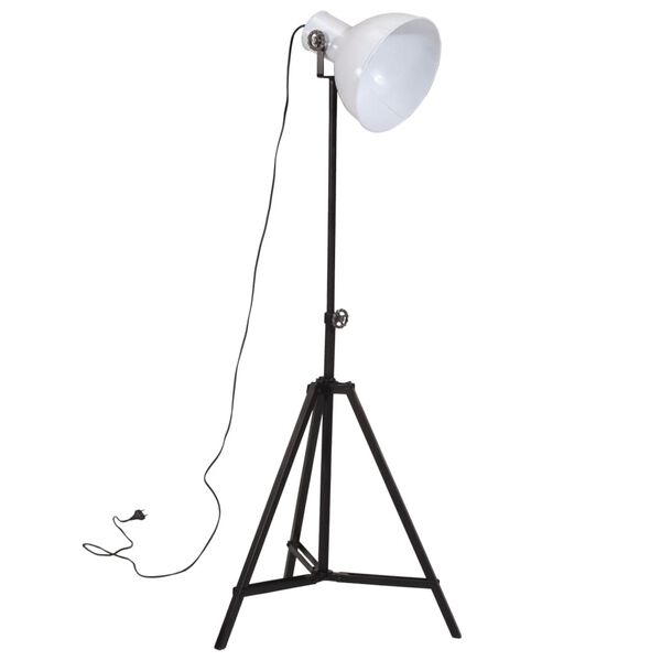 vidaXL Lampadaire 25 W blanc 61x61x90/150 cm E27