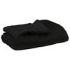 vidaXL Couette d'&eacute;t&eacute; 155 x 220 cm &Eacute;t&eacute; Microfibre (100% polyester) Noir
