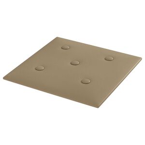 vidaXL T&ecirc;te de lit murale 12 pc Cappuccino Simili cuir