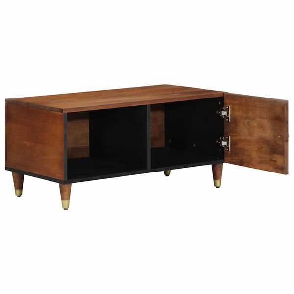 vidaXL Table basse Marron miel 80 x 50 x 40 cm Bois de mangue massif