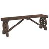 vidaXL Banc de jardin 115 cm bois de sapin massif