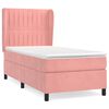vidaXL Sommier &agrave; lattes de lit et matelas Rose 80x200 cm Velours