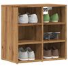 vidaXL Armoire &agrave; chaussures ch&ecirc;ne artisanal 52x30x50 cm