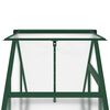 vidaXL Serre avec cadre de base vert 169x58x202 cm aluminium