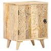 vidaXL Table de chevet sculpt&eacute;e 40x30x50 cm Bois de manguier massif