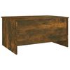 vidaXL Table basse Chêne fumé 80x55,5x41,5 cm Bois d'ingénierie