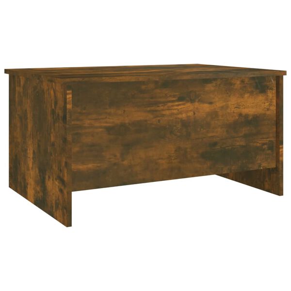 vidaXL Table basse Chêne fumé 80x55,5x41,5 cm Bois d'ingénierie