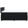 vidaXL Sommier &agrave; lattes de lit avec matelas Noir 140x190 cm Velours