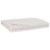 vidaXL Couverture Pond&eacute;r&eacute;e Blanc 140 x 200 cm 6 kg 100% Coton 205T