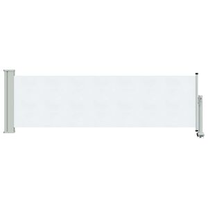 vidaXL Auvent lat&eacute;ral 60 x 300 cm Rectangulaire Blanc