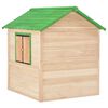 vidaXL Maison de jeu pour enfants Bois de sapin Vert