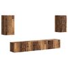 vidaXL Ensemble meuble TV 5 pcs Bois ancien Bois d'ing&eacute;nierie