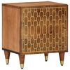 vidaXL Table de chevet 40x33x46 cm Bois de manguier solide