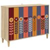 vidaXL Buffet ESSEN Sonoma 102 x 33 x 75 cm Bois d'ing&eacute;nierie