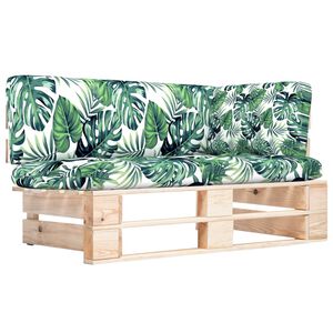 vidaXL Canap&eacute; d'angle palette de jardin bois de pin impr&eacute;gn&eacute;
