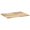 vidaXL Dessus de table rectangulaire 80x60x2 cm bois massif d'acacia