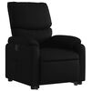 vidaXL Fauteuil inclinable Noir Similicuir