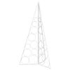 vidaXL Arbre de No&euml;l en m&eacute;tal KUOPIO 100 cm Acier Blanc