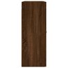 vidaXL Armoires murales 2 pcs ch&ecirc;ne marron bois d'ing&eacute;nierie