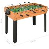 vidaXL Table de jeu multiple 15 en 1 121x61x82 cm &Eacute;rable