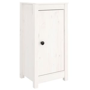 vidaXL Buffet blanc 39x35x80 cm bois massif de pin