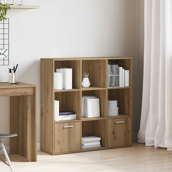 vidaXL Bibliothèque chêne artisanal 98x29x97,5 cm bois d'ingénierie