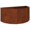 vidaXL Jardini&egrave;re Rouill&eacute; 120 x 60 x 50 cm Acier patin&eacute;