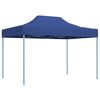 vidaXL Tente de r&eacute;ception pliable professionnelle 3x4 m Acier Bleu
