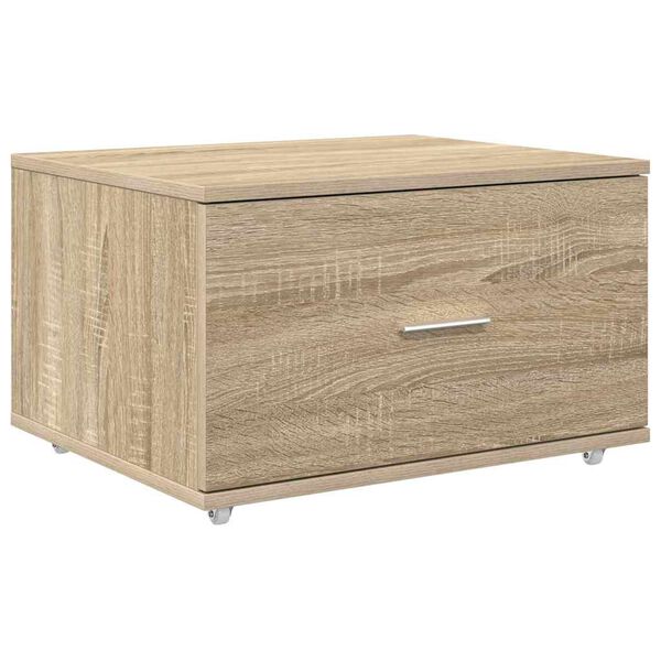 vidaXL Armoire &agrave; tiroirs Marron 55 x 45 x 33,5 cm Bois d'ing&eacute;nierie