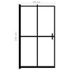 vidaXL Cabine de douche pliable ESG 80x140 cm Noir
