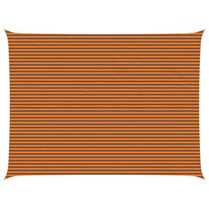 vidaXL Voile d'ombre Orange et marron 8 x 6 m 100 % polyester Oxford