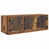 vidaXL Meuble mural 102 x 37 x 35 cm Bois d'ing&eacute;nierie Bois Ancien