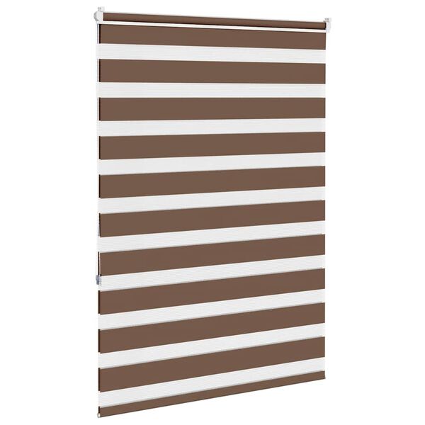 vidaXL Store z&egrave;bre marron 105x150cm largeur du tissu 100,9cm polyester