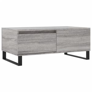 vidaXL Table basse Sonoma gris 90x50x36,5 cm Bois d'ingénierie