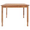 vidaXL Ensemble &agrave; manger de jardin 7 pcs bois de teck solide