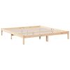 vidaXL Cadre de lit extra long sans matelas 200x220 cm bois massif pin