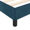 vidaXL Cadre de lit sans matelas bleu fonc&eacute; 120x190 cm velours