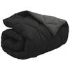 vidaXL Duvet d'hiver Noir et anthracite 220 x 135 cm Microfibre