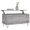 vidaXL Table basse Sonoma gris 90x44,5x45 cm Bois d'ing&eacute;nierie